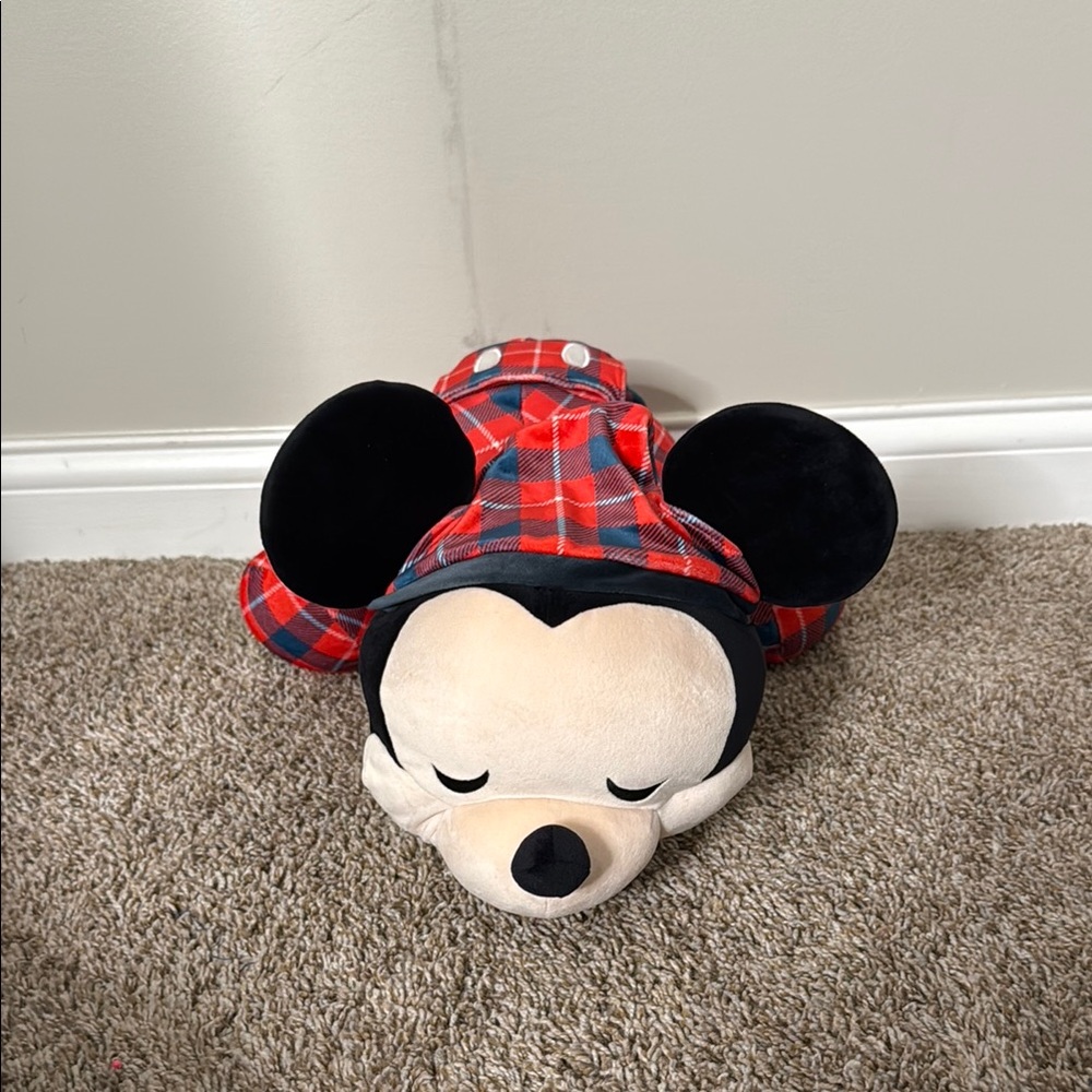 Disney Mickey Mouse Plaid Stuffed Animal